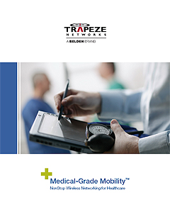 Solution brochure about wireless LANs in Hospitals for Trapeze Networks